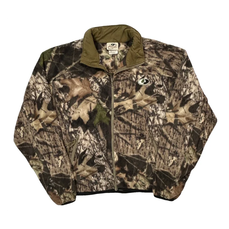 Mossy Oak Fleece Jacket - XL Camo Polyester