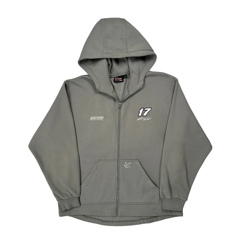 Roush Fenway Racing Chase Authentics Nascar Hoodie - 2XL Grey Cotton