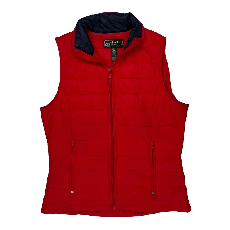 Ralph Lauren Vest - XS Red Nylon