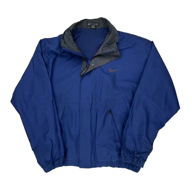Golf Nike Jacket - Medium Blue Polyester