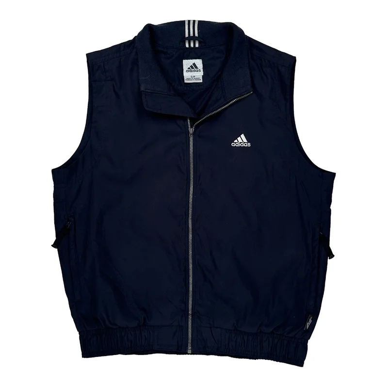 Adidas Vest - Small Navy Polyester