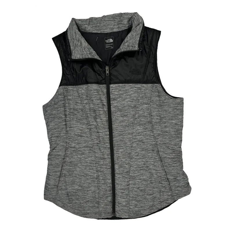 The North Face Vest - Large Gray Polyester