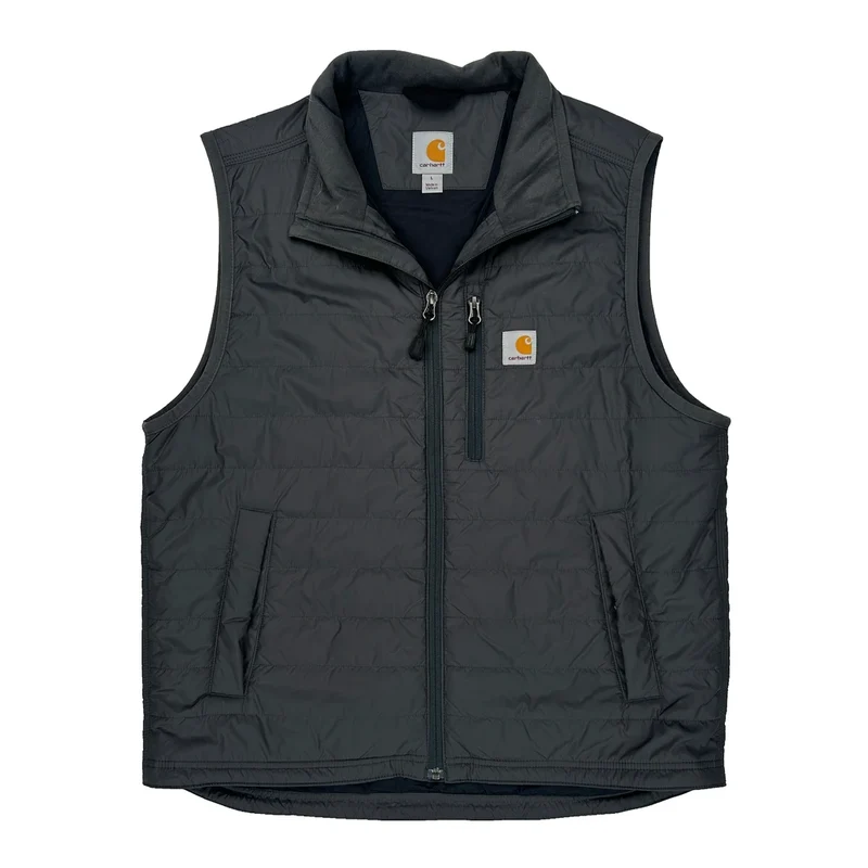 Carhartt Vest - Large Gray Polyester