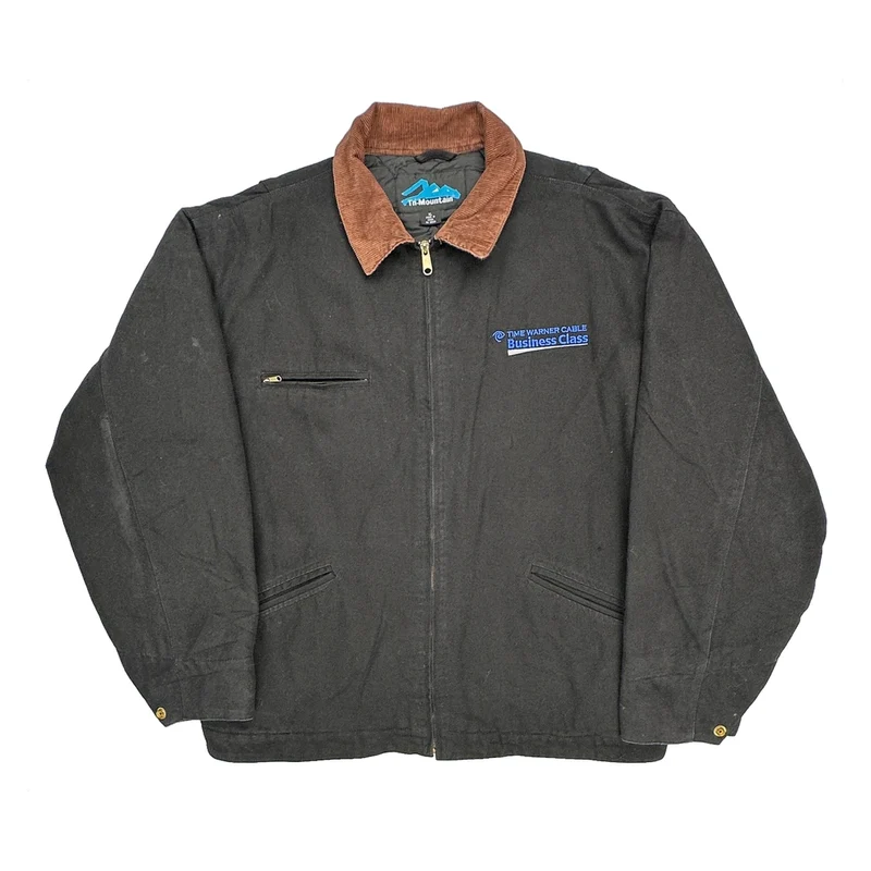 Tri-Mountain Workwear Detroit Jacket - XL Black Polyester