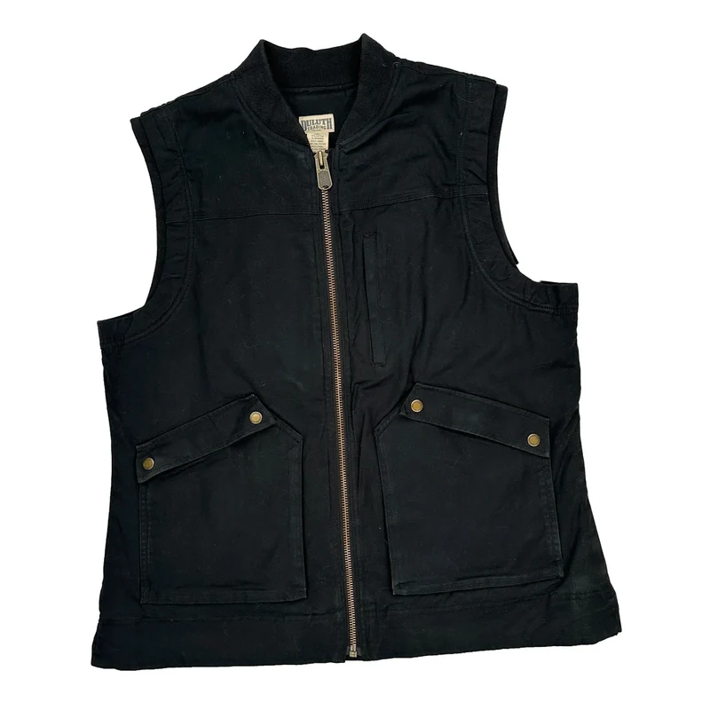 Duluth Workwear Vest - Large Black Cotton