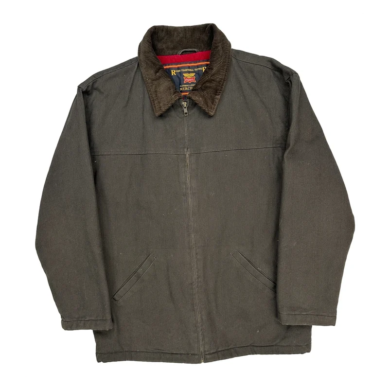 Rivers Wear Workwear Jacket - Small Brown Cotton