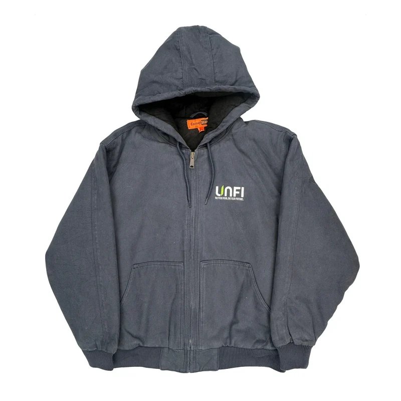 Corner Stone Workwear Jacket - Large Gray Cotton