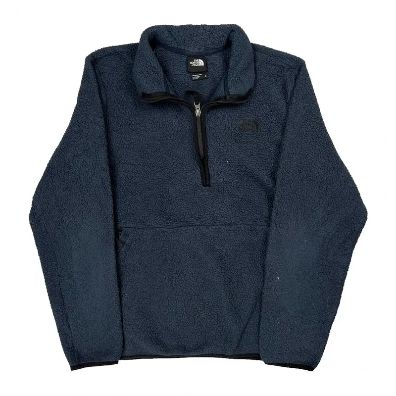The North Face Fleece - Large Blue Polyester