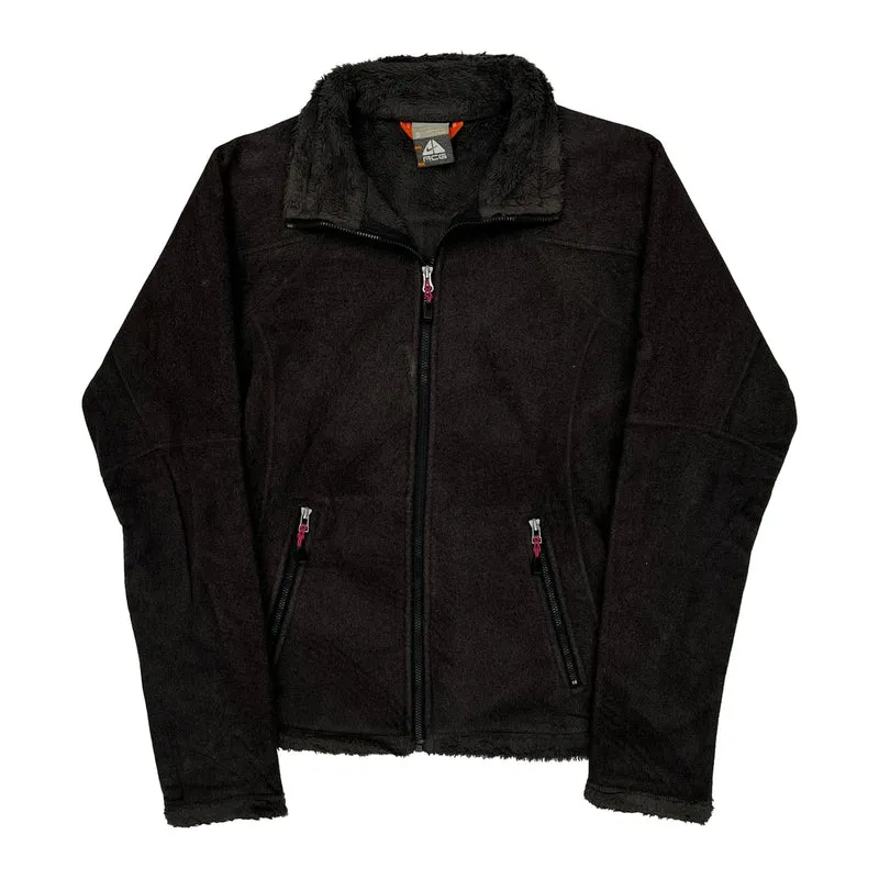 Nike Acg Fleece Jacket - Small Black Polyester