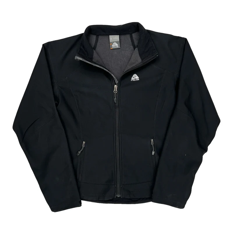 Nike Jacket - Small Black Polyester