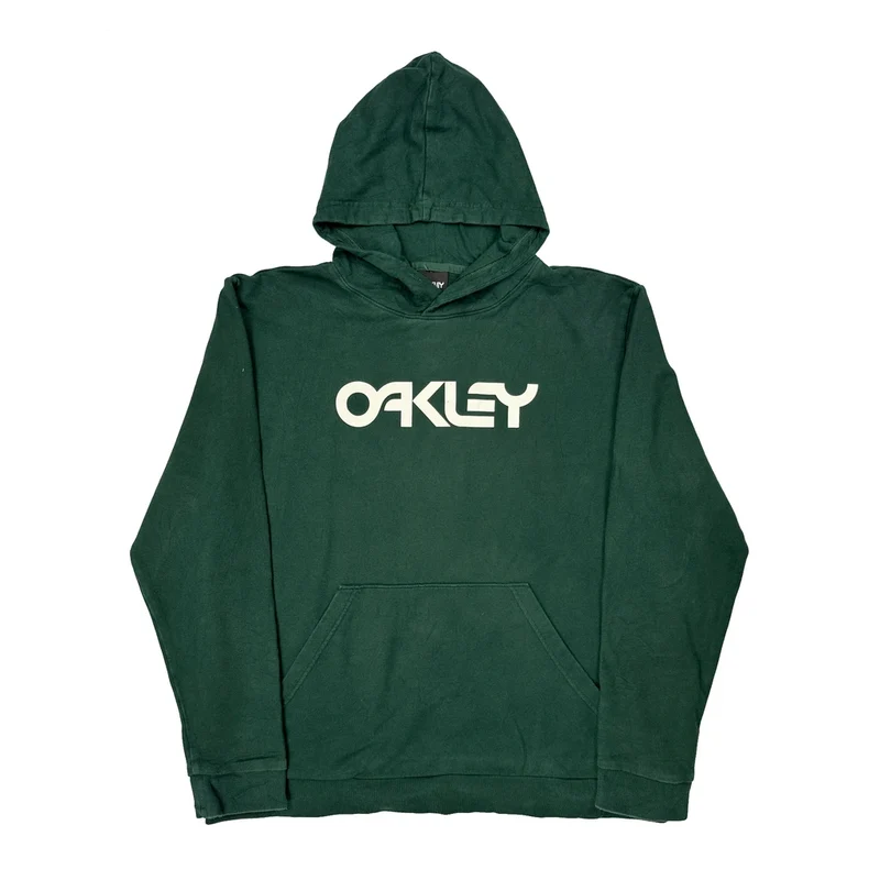 Oakley Hoodie - Large Green Cotton
