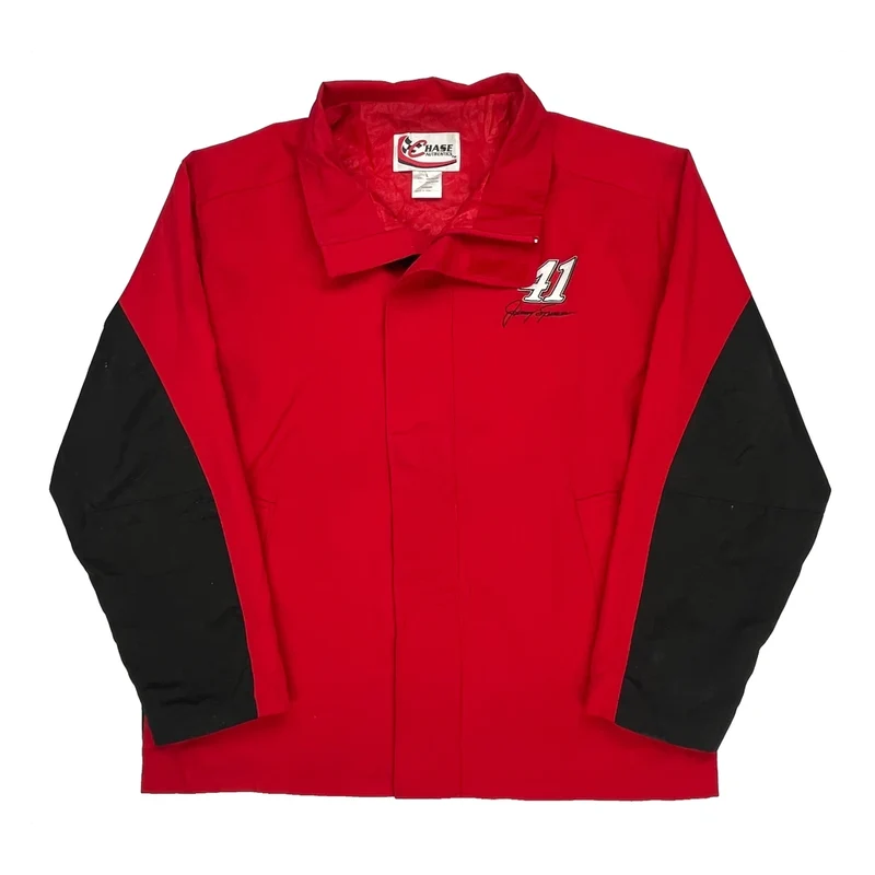 Target Racing Team Chase Authentics Nascar Jacket - Large Red Nylon