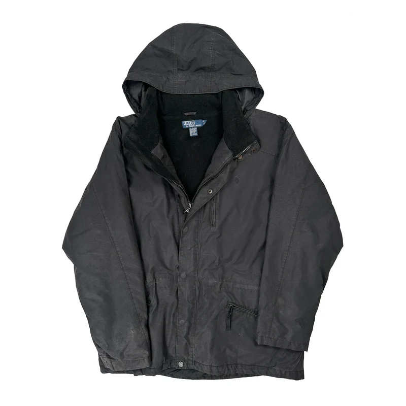 Polo By Ralph Lauren Jacket - XL Black Cotton