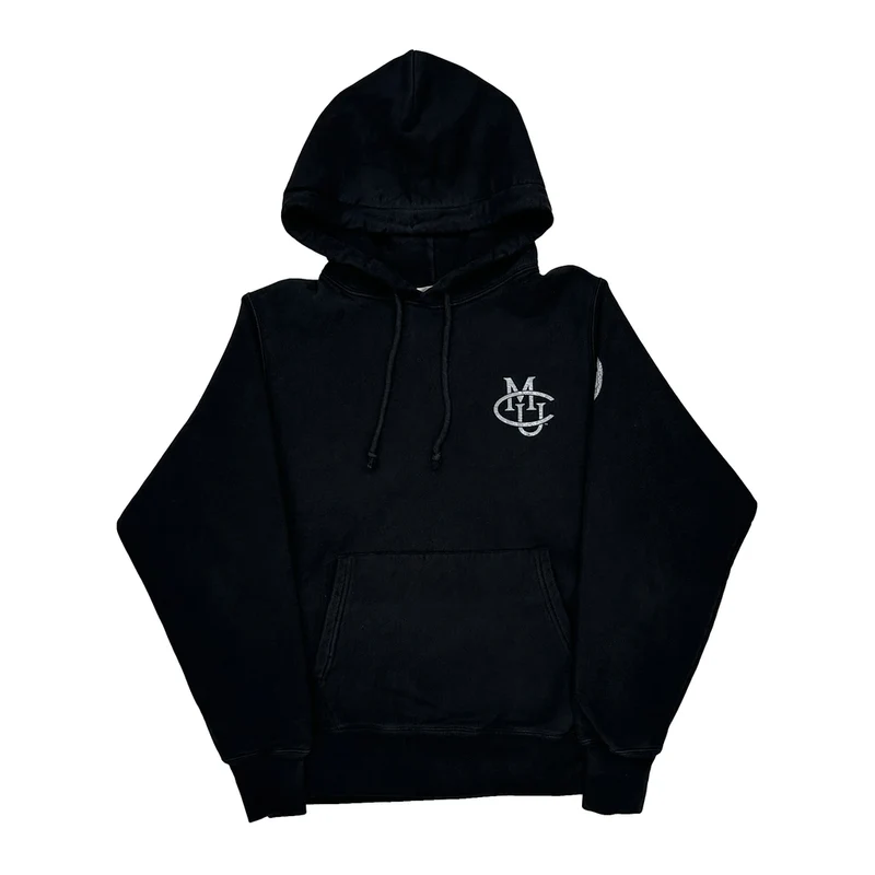 Reverse Weave Champion Hoodie - Small Black Cotton