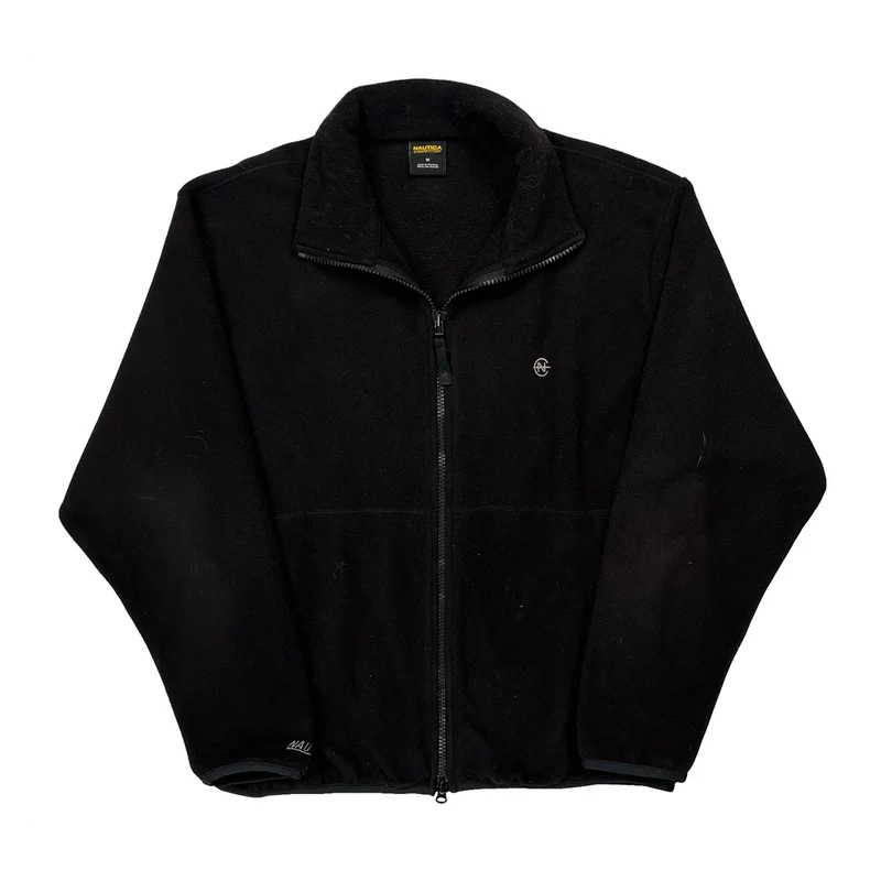 Nautica Fleece Jacket - Medium Black Polyester
