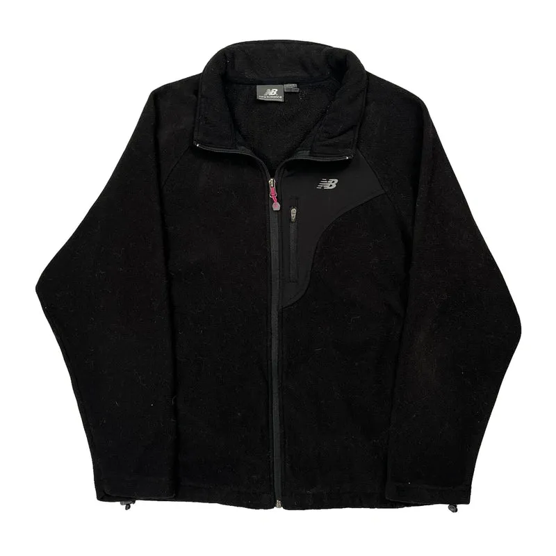 New Balance Fleece Jacket - Large Black Polyester