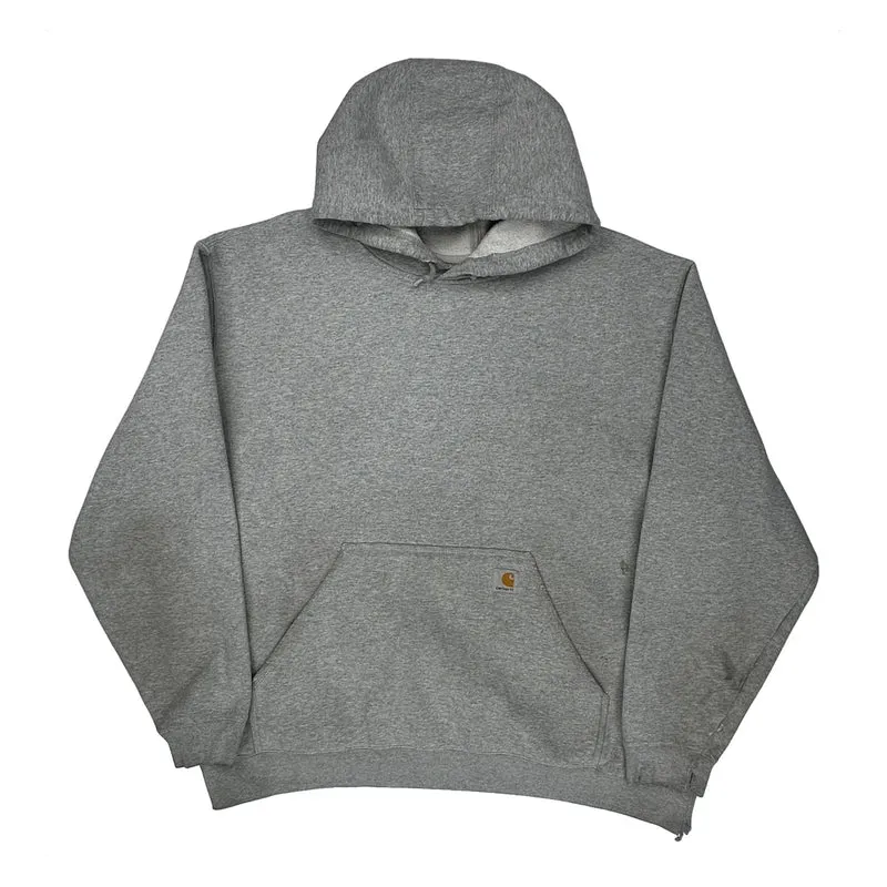Carhartt Hoodie - 2XL Gray Cotton Blend