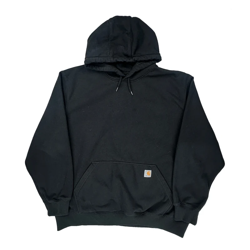 Rain Defender Carhartt Hoodie - 2XL Black Cotton