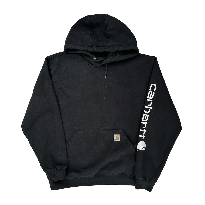 Original Fit Carhartt Hoodie - Large Black Cotton