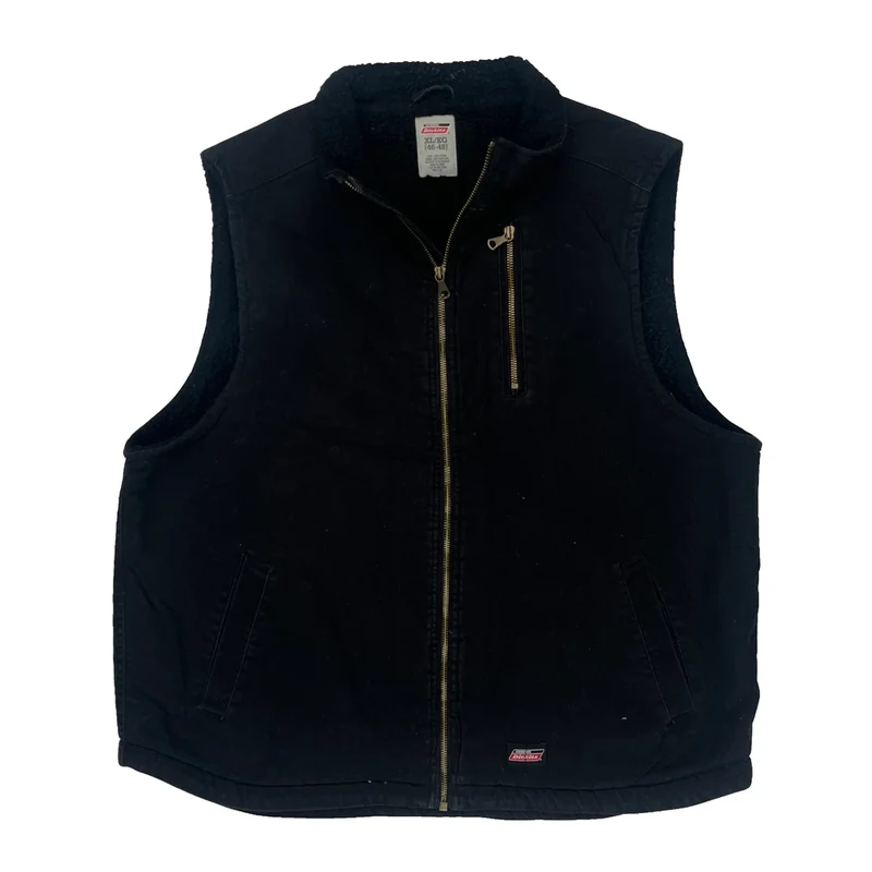 Dickies Vest - XL Black Cotton