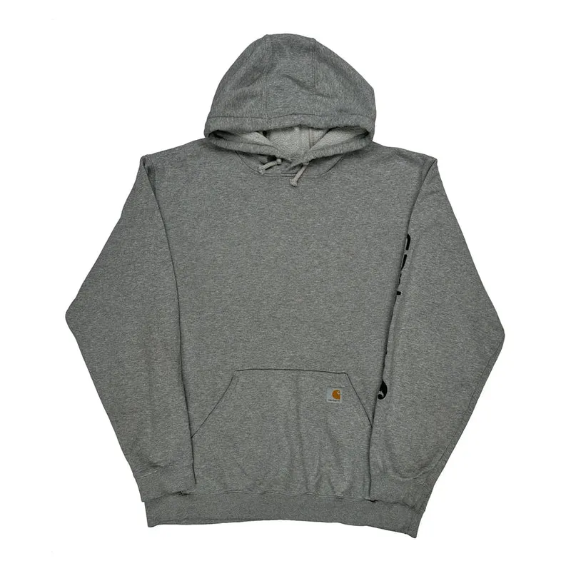 Carhartt Hoodie - XL Grey Cotton Blend