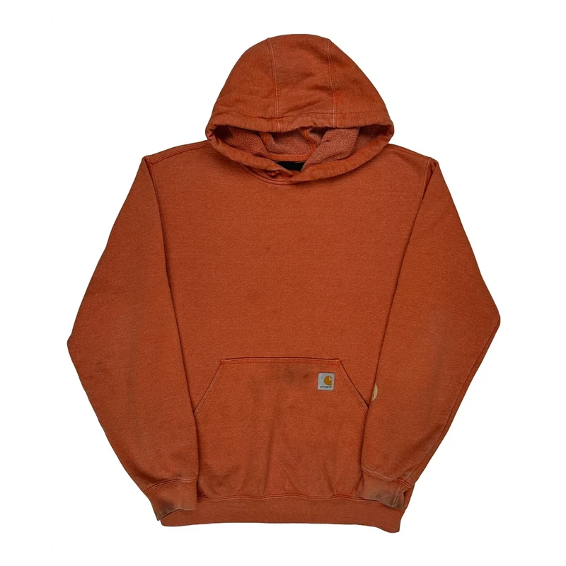 Carhartt Hoodie - Medium Orange Cotton