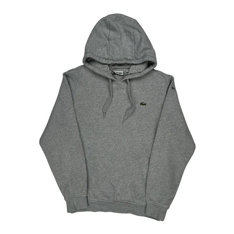 Lacoste Hoodie - Medium Grey Cotton