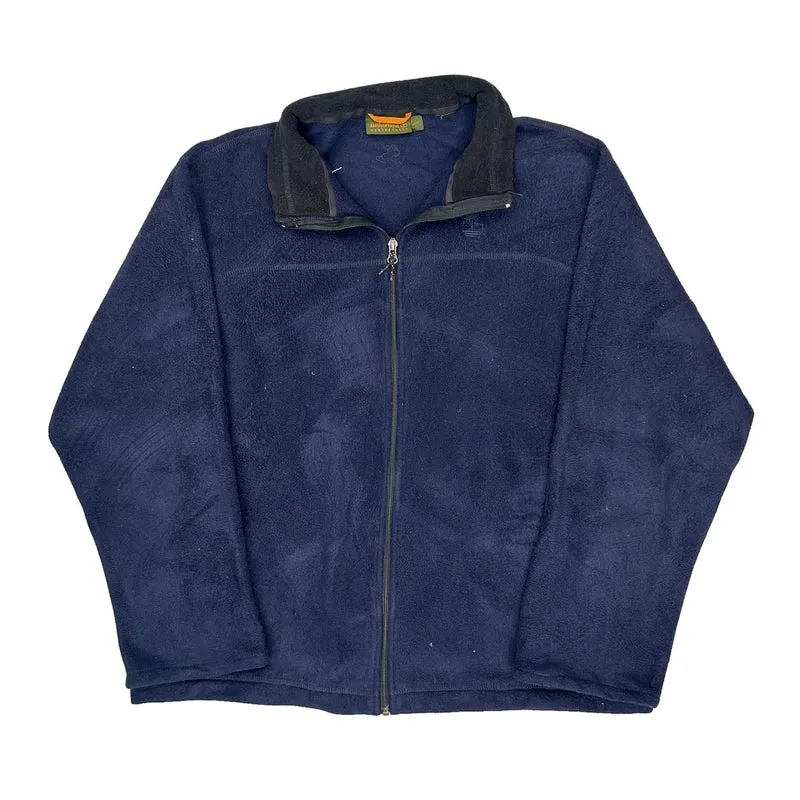Timberland Fleece Jacket - Large Navy Polyester