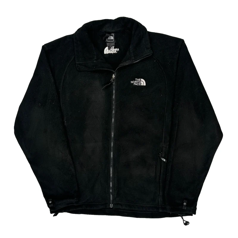 The North Face Fleece Jacket - Large Black Polyester