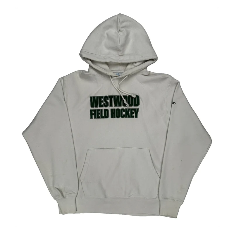Westwood Field Hockey Champion College Hoodie - Large White Cotton