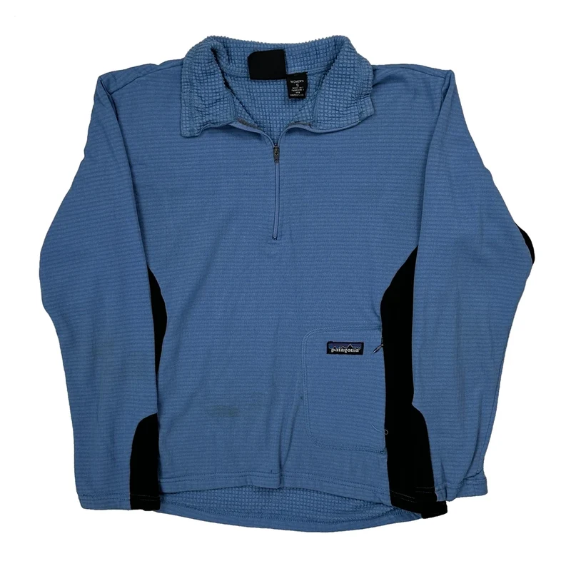 Made In USA Patagonia Polartech Fleece - Small Blue Polyester