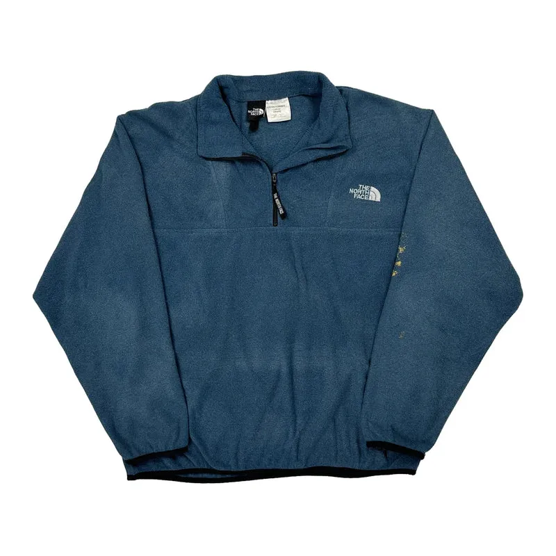 The North Face Fleece - Large Blue Polyester
