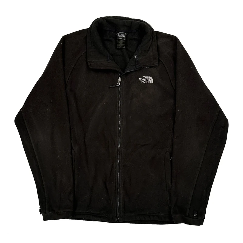 The North Face Fleece Jacket - Large Black Polyester