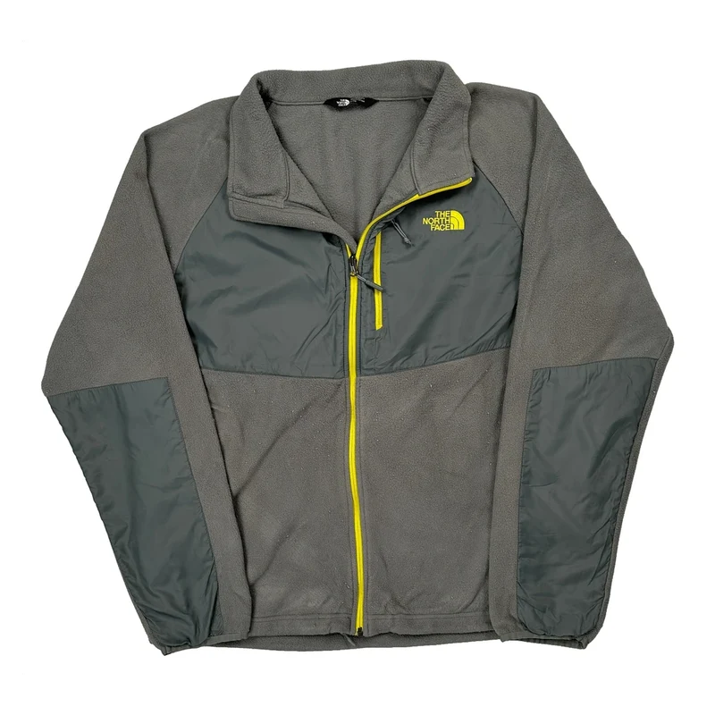 The North Face Denali Fleece Jacket - XL Grey Polyester