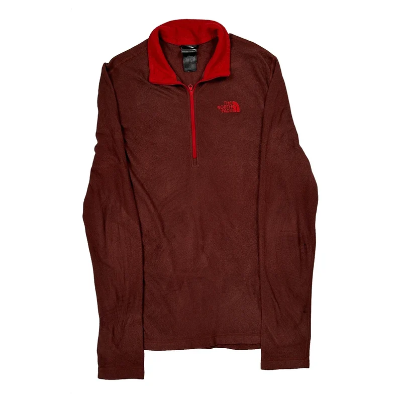 The North Face Fleece - Large Brown Polyester