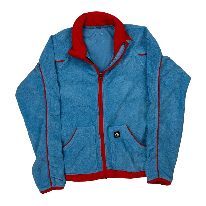 Nike Acg Fleece - Small Blue Polyester