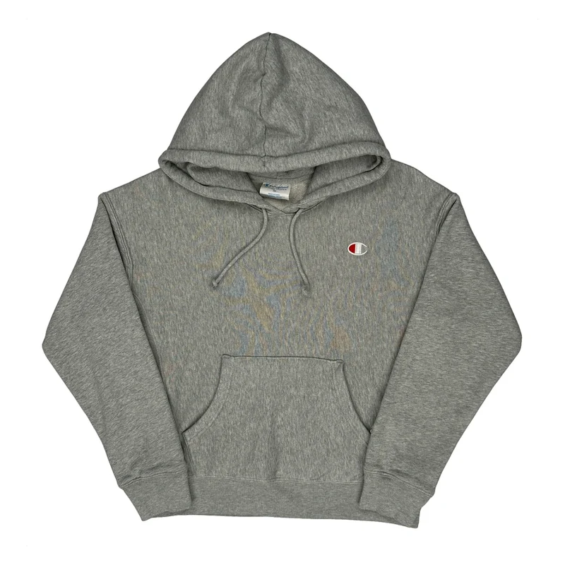 Reverse Weave Champion Hoodie - Medium Grey Cotton