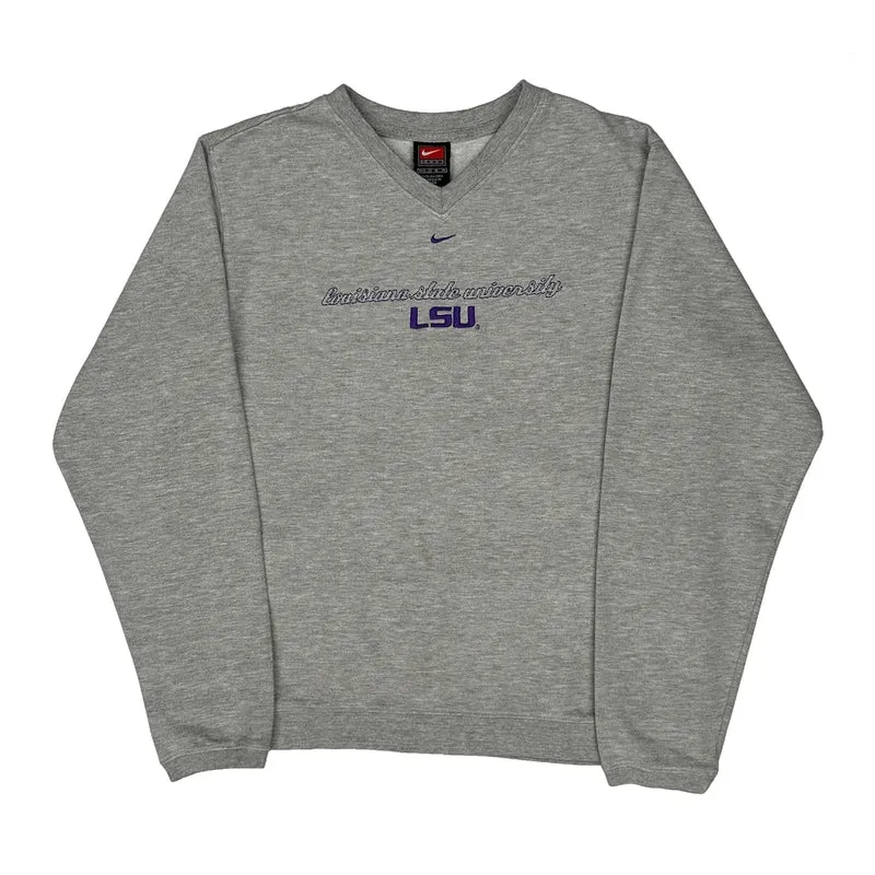 Lsu Nike College Sweatshirt - Medium Grey Cotton