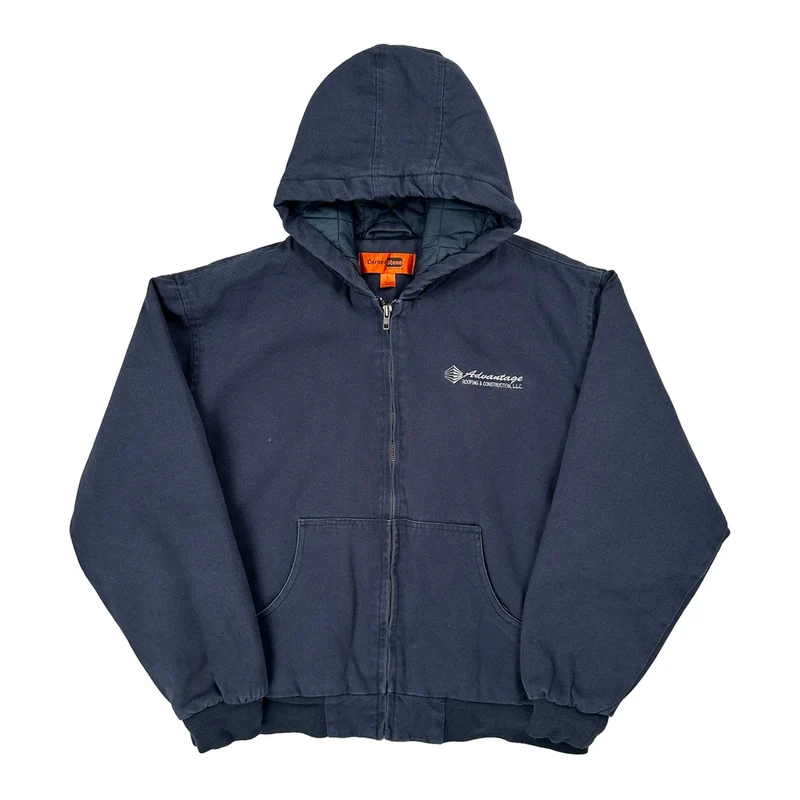 Port Authority Workwear Jacket - Large Blue Cotton Blend
