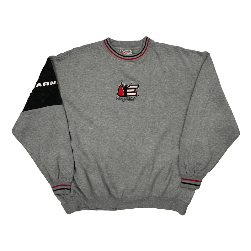Nascar Chase Authentics Graphic Sweatshirt - 2XL Grey Cotton