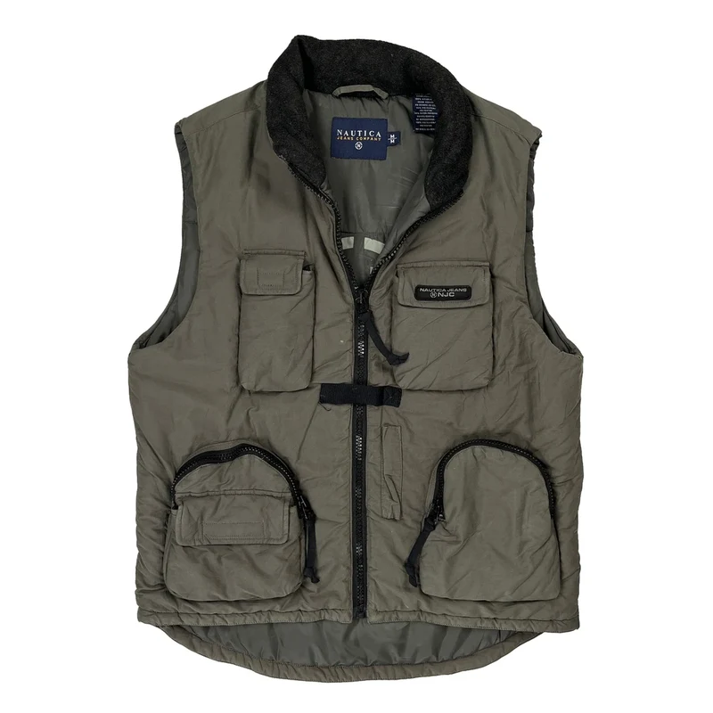 Nautica Gilet - Medium Green Polyester