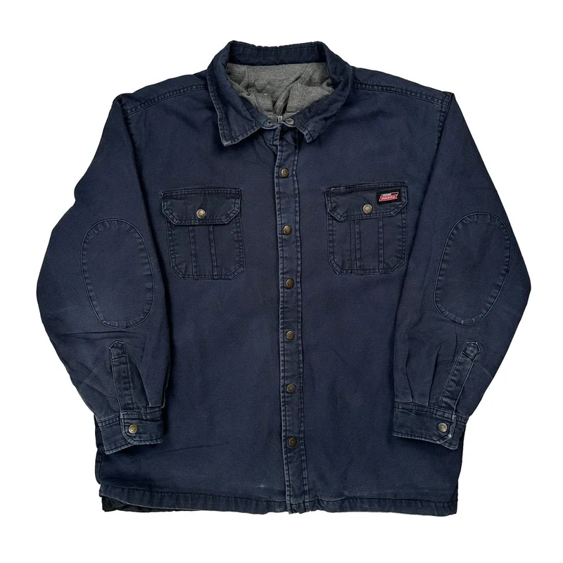 Dickies Jacket - XL Blue Cotton Blend