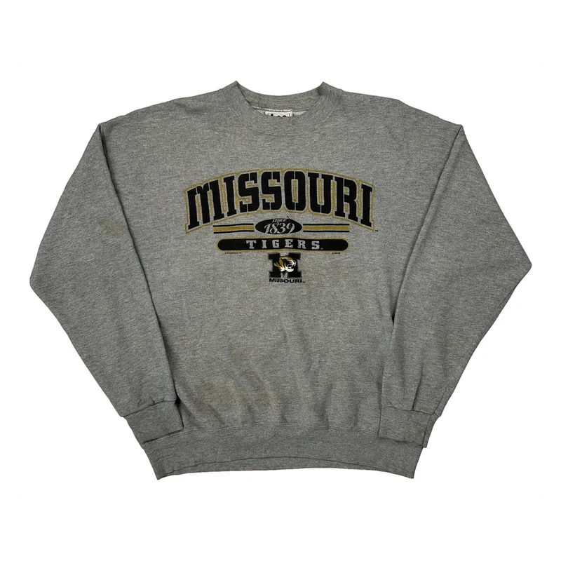 Missouri Tigers Lee Sport College Sweatshirt - XL Grey Cotton