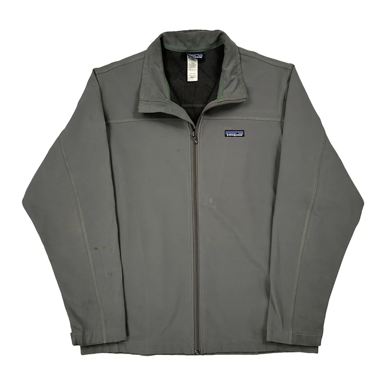 Patagonia Jacket - Large Grey Polyester
