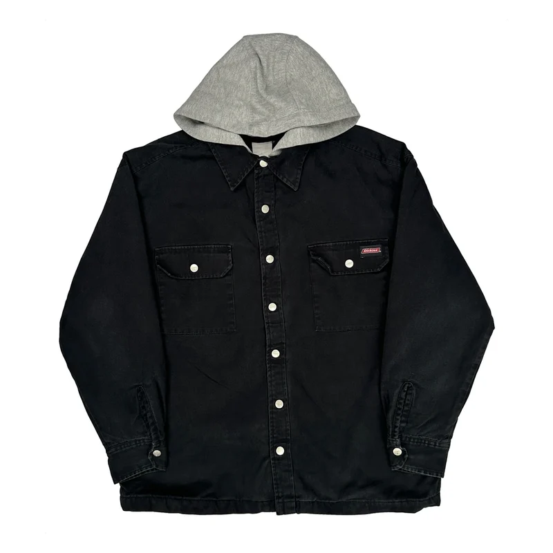 Dickies Jacket - Large Black Cotton