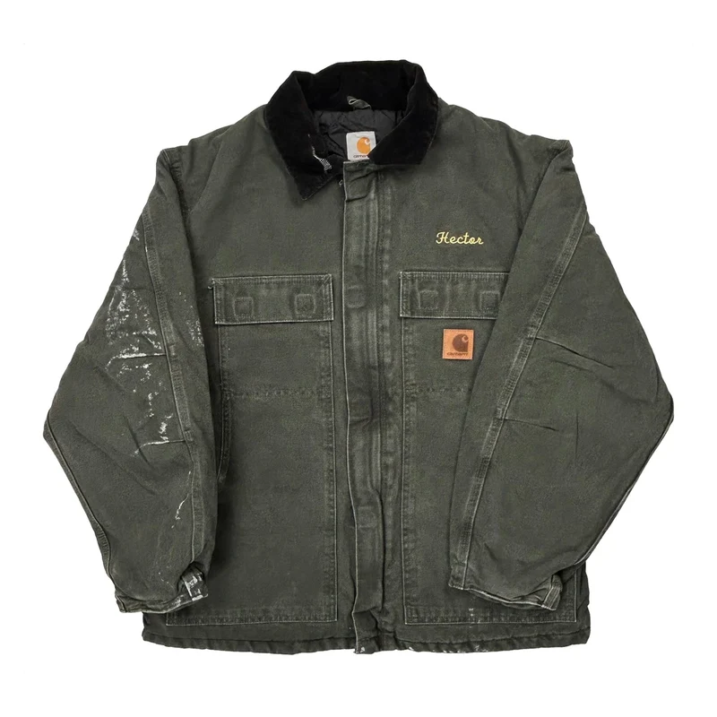 Active Environmental Technologies Inc. Carhartt Arctic Jacket - Large Green Cotton