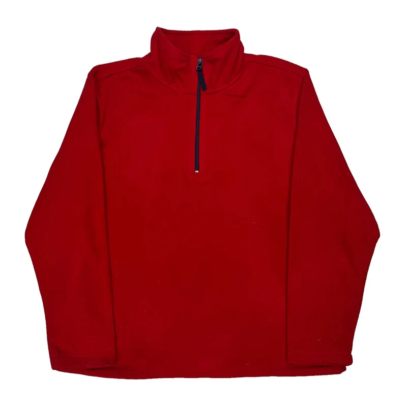 Disney 1/4 Zip - XL Red Polyester