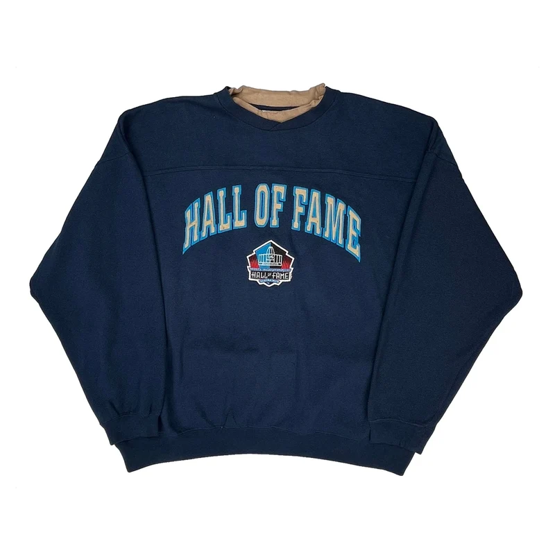 Hall Of Fame Lee Sport Graphic Sweatshirt - 2XL Navy Polyester Blend