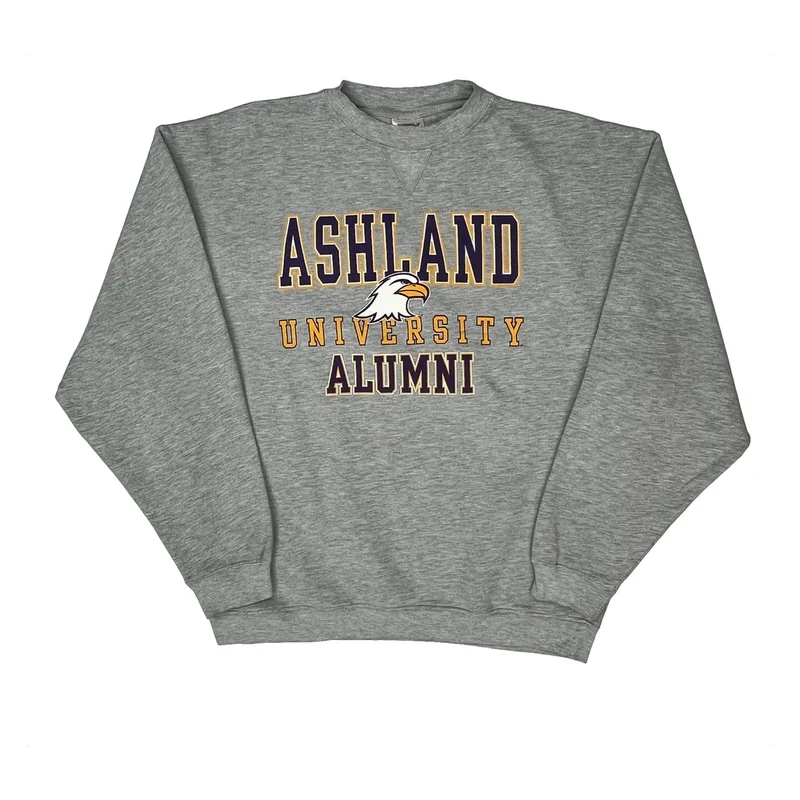 Ashland University Alumni Tcx Apparel College Sweatshirt - XL Grey Cotton Blend