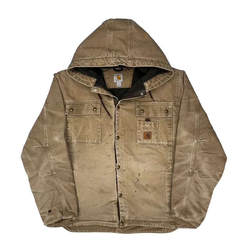 Carhartt Jacket - XL Beige Cotton
